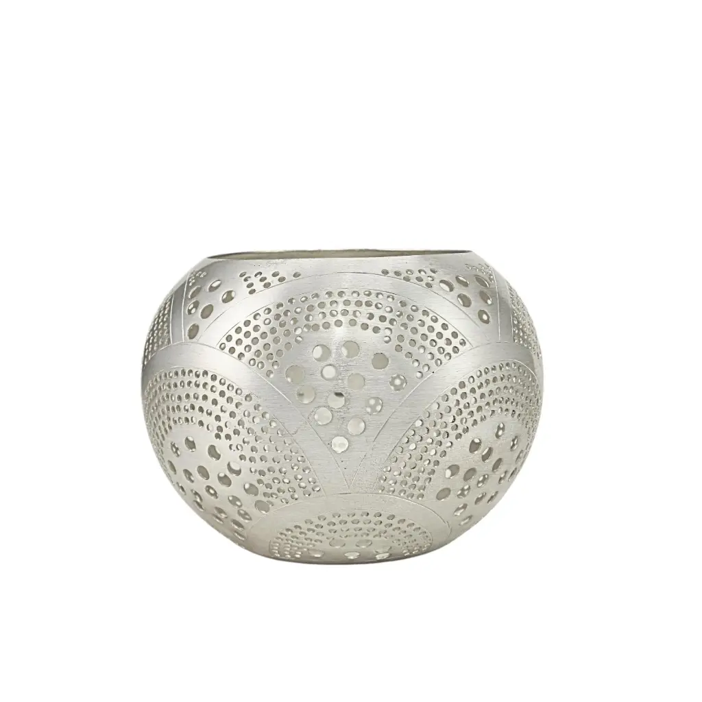 sweet mint Windlicht Fan small silber.webp